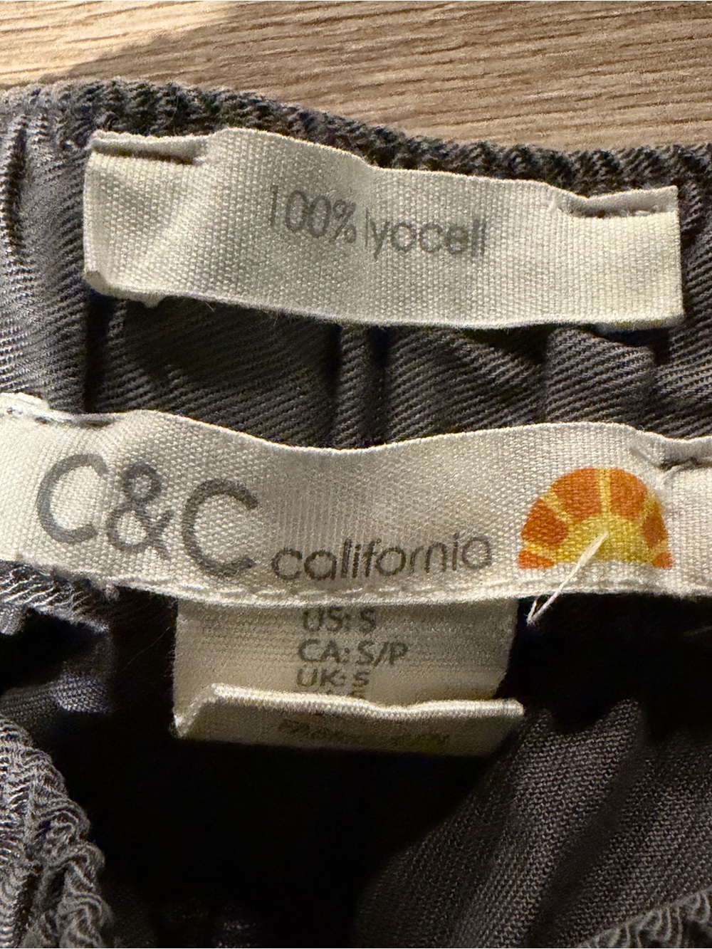 C&C California Women’s Gray Lyocell Utility Cargo Joggers - Soft Tencel Twill - Picture 2 of 7